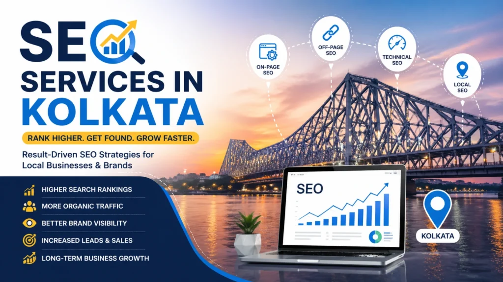 SEO services in Kolkata helping businesses improve search rankings and grow online visibility