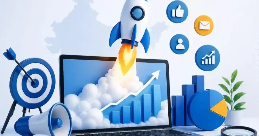 Your internet marketing agency services in India, helping businesses grow online